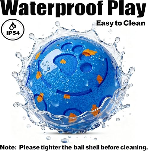 Miniatura 7 de Active Rolling Wicked Ball - Juguete para perros con movimiento automático y salto, evita obstáculos inteligente, material E-TPU, IP54 impermeable,