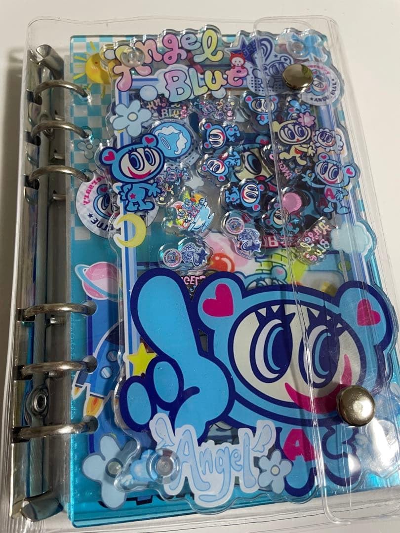 Amazon.co.jp: エンジェルブルーA6シャカシャカノートシール帳 カバー
