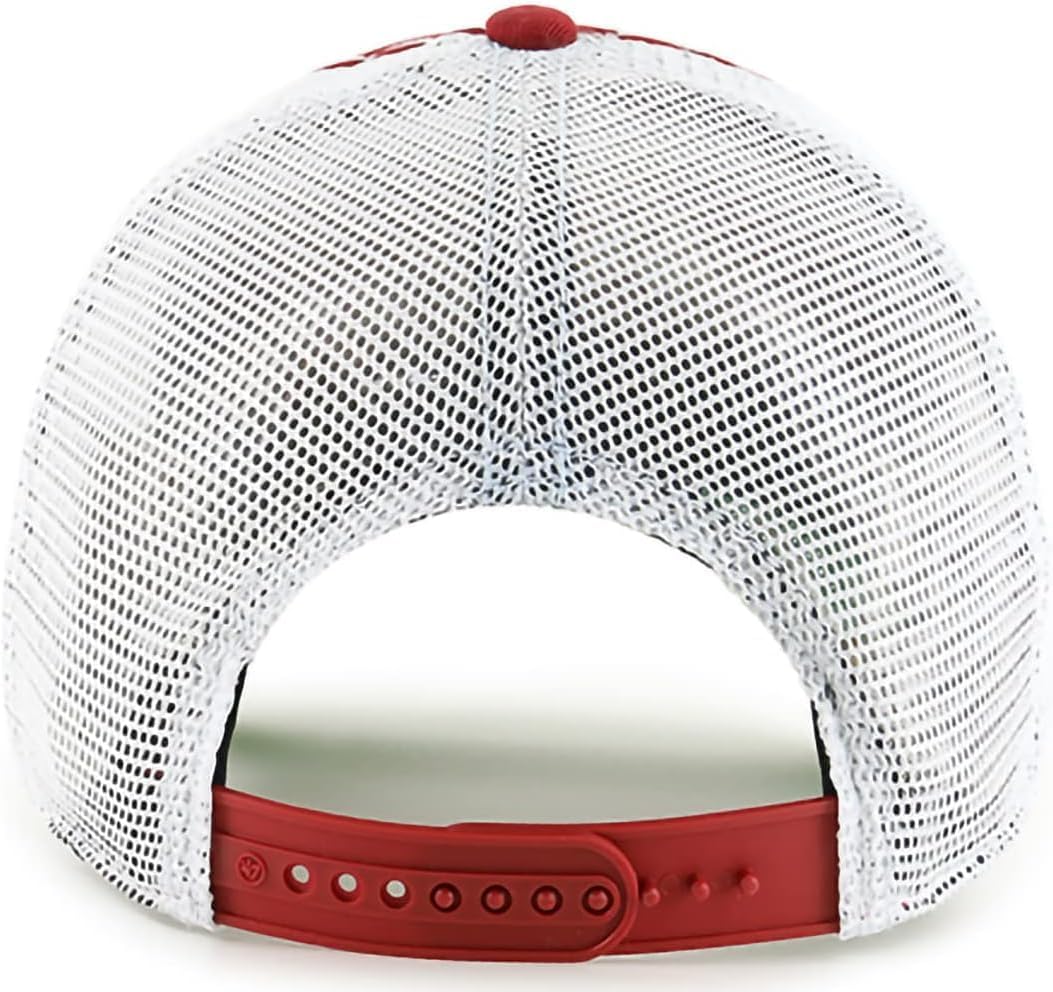 47 NCAA Trawler Primary Logo Team Color Mesh Trucker Clean Up Adjustable Hat, Adult One Size Fits All - Image 2