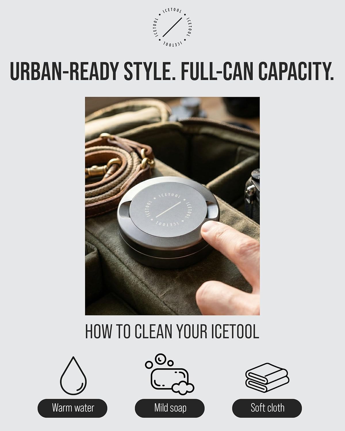 The Can – Metal Pouch Container for Zyn – Durable Aluminum Container with Catch Lid – Moisture & Odor-Proof Box to Preserve Freshness – 2.83”x0.87” Can – Black