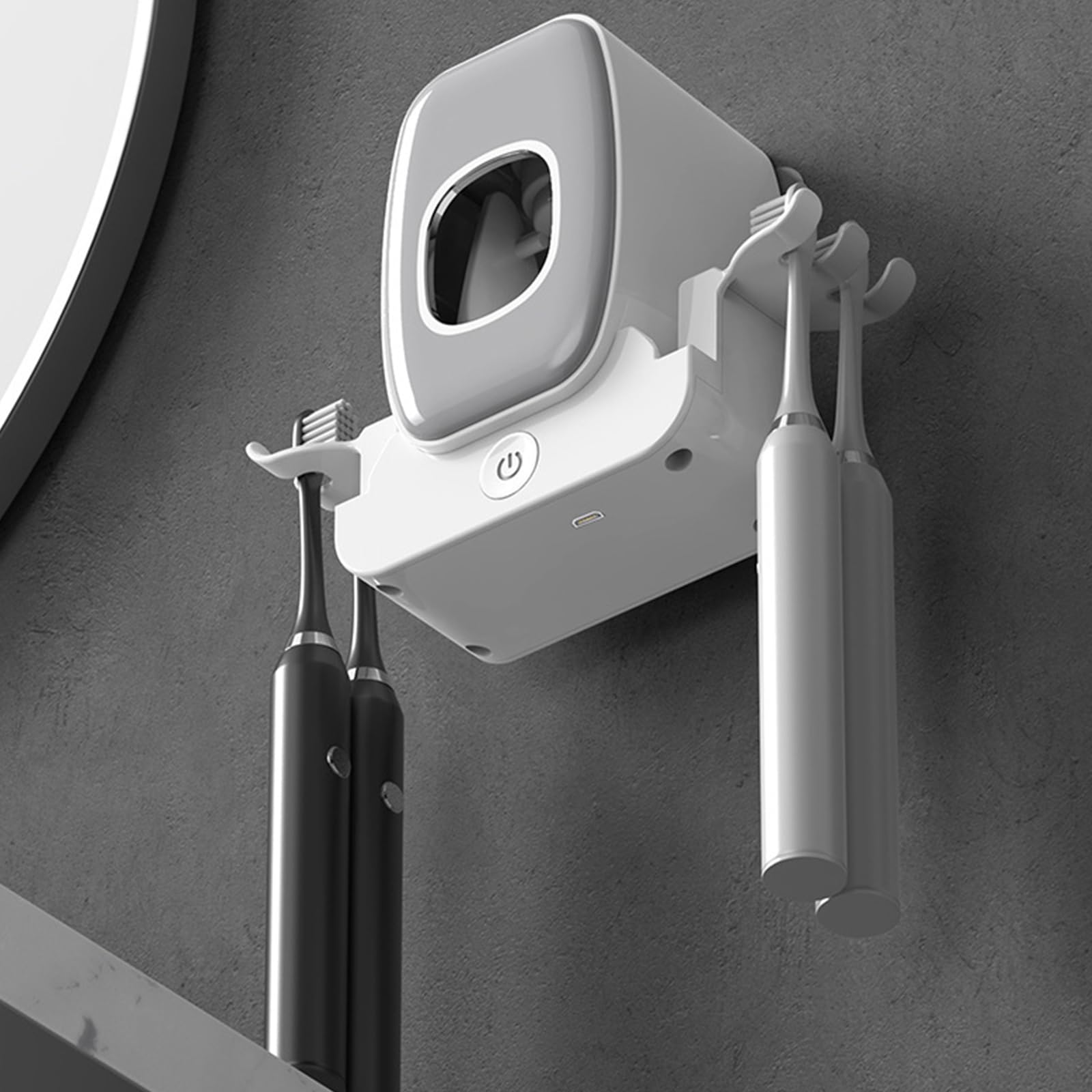 Presse-dentifrice Automatique, Porte-brosse à Dents, Distributeur De Dentifrice Mural Pour Salle De Bain