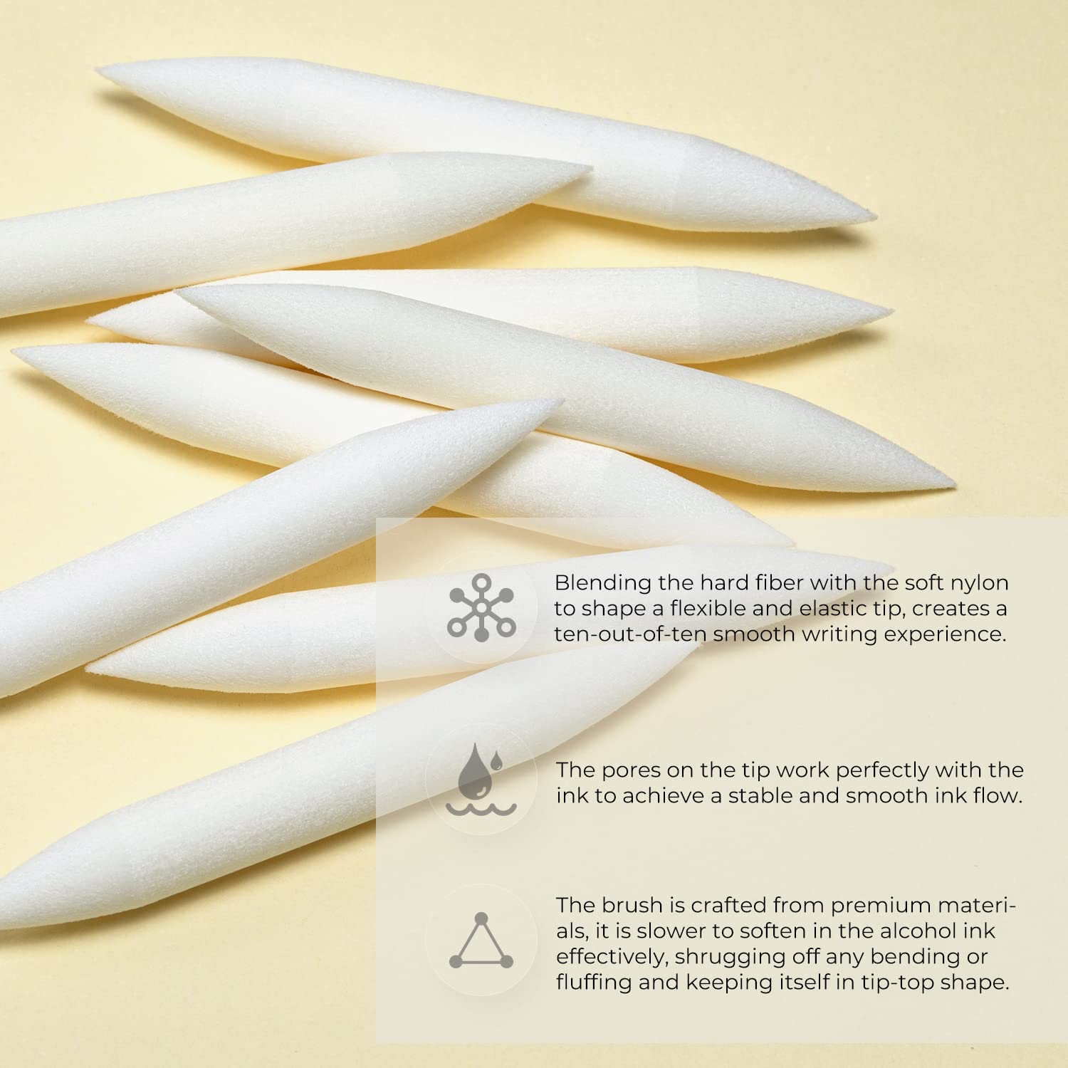 30 Pointes De Rechange Pour Stylo Peinture - Pointe Fine 0.5mm - Métal/nylon - Compatible Marqueurs