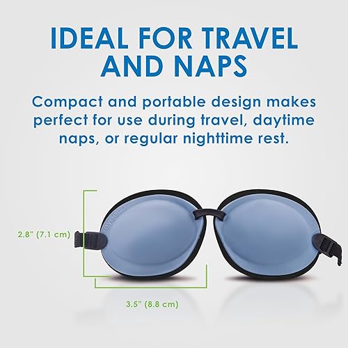 Miniatura 3 de Eye Eco Tranquileyes XL Advanced Warm Compress - Máscara de ojos oscuros para ojos secos e irritados, ayuda a mejorar el sueño con sombra de ojos