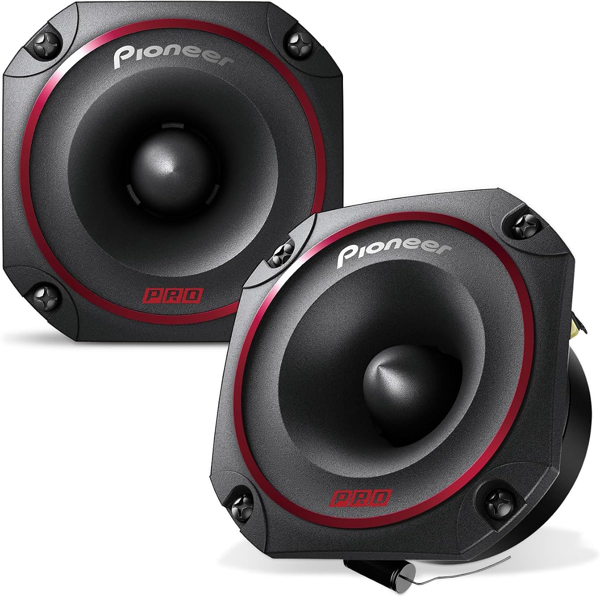 Pionero P.R.O. Serie TS-B351PRO Tweeters para automóvil de 3,5" 250 W máx. | Perfecto para construcciones con alto SPL y audio para automóvil de nivel profesional, Tweeter estilo bala