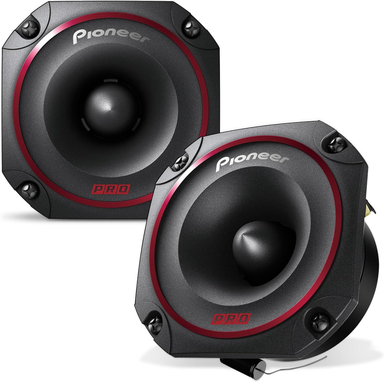 P.R.O. Series TS-B351PRO 3.5” Tweeters (Pair) – 250W Max, Perfect for high-SPL Builds and pro-Level car Audio, Bullet Style Tweeter