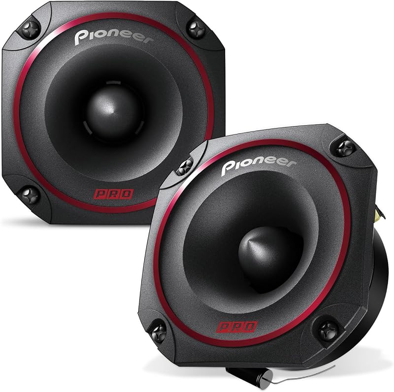Pionero P.R.O. Serie TS-B351PRO Tweeters para automóvil de 3,5" 250 W máx. | Perfecto para construcciones con alto SPL y audio para automóvil de nivel profesional, Tweeter estilo bala