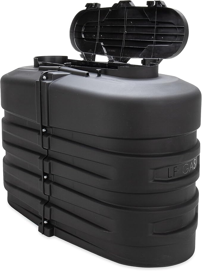 10 Best RV Propane Tank Covers Review & Buying Guide 2025 4 Camco Camper/RV Dual 20lb Propane Tank Cover