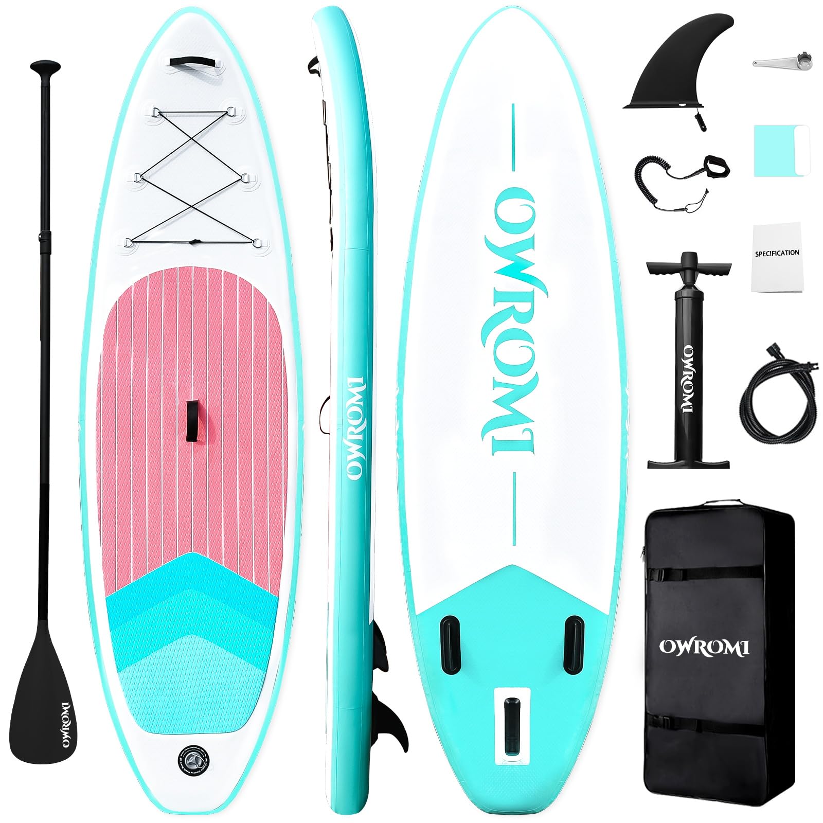 Inflatable Stand Up Paddle Boards with Premium SUP Paddle Board Accessories