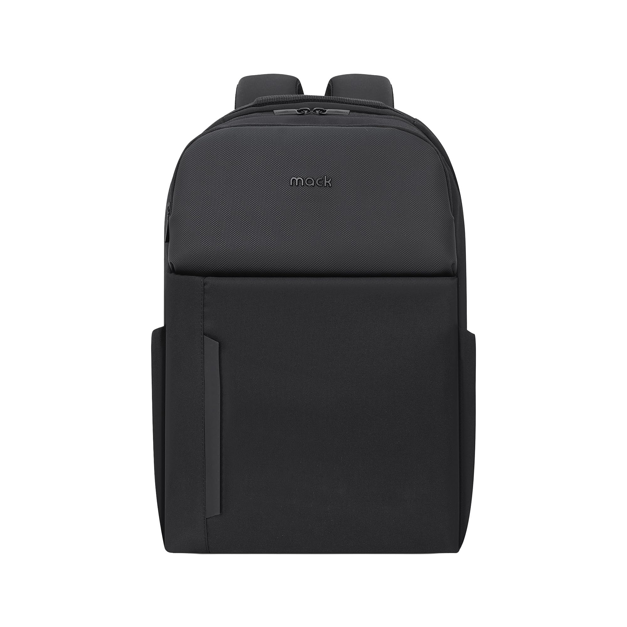 Mack MCE-1722 CODE Eco Çevre Dostu Laptop Sırt Çantası 16 inç, Yüksek Kalite Fermuarlı Bilgisayar Sırt Çantası, Kadın ve Erkek Günlük Sırt Çantası, Okul ve İş Sırt Çantası, Siyah