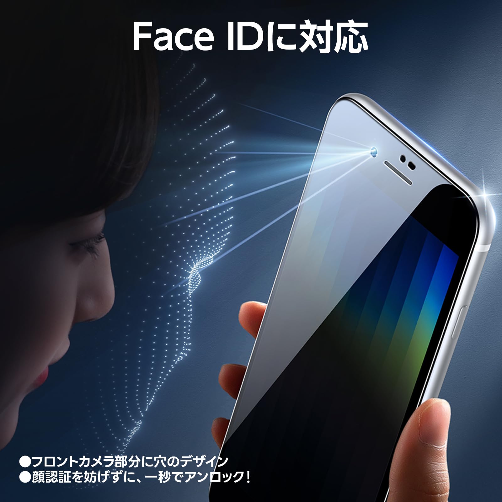 Amazon | 【覗き見防止】SmartDevil iPhone SE3/SE2/8/7用ガラス