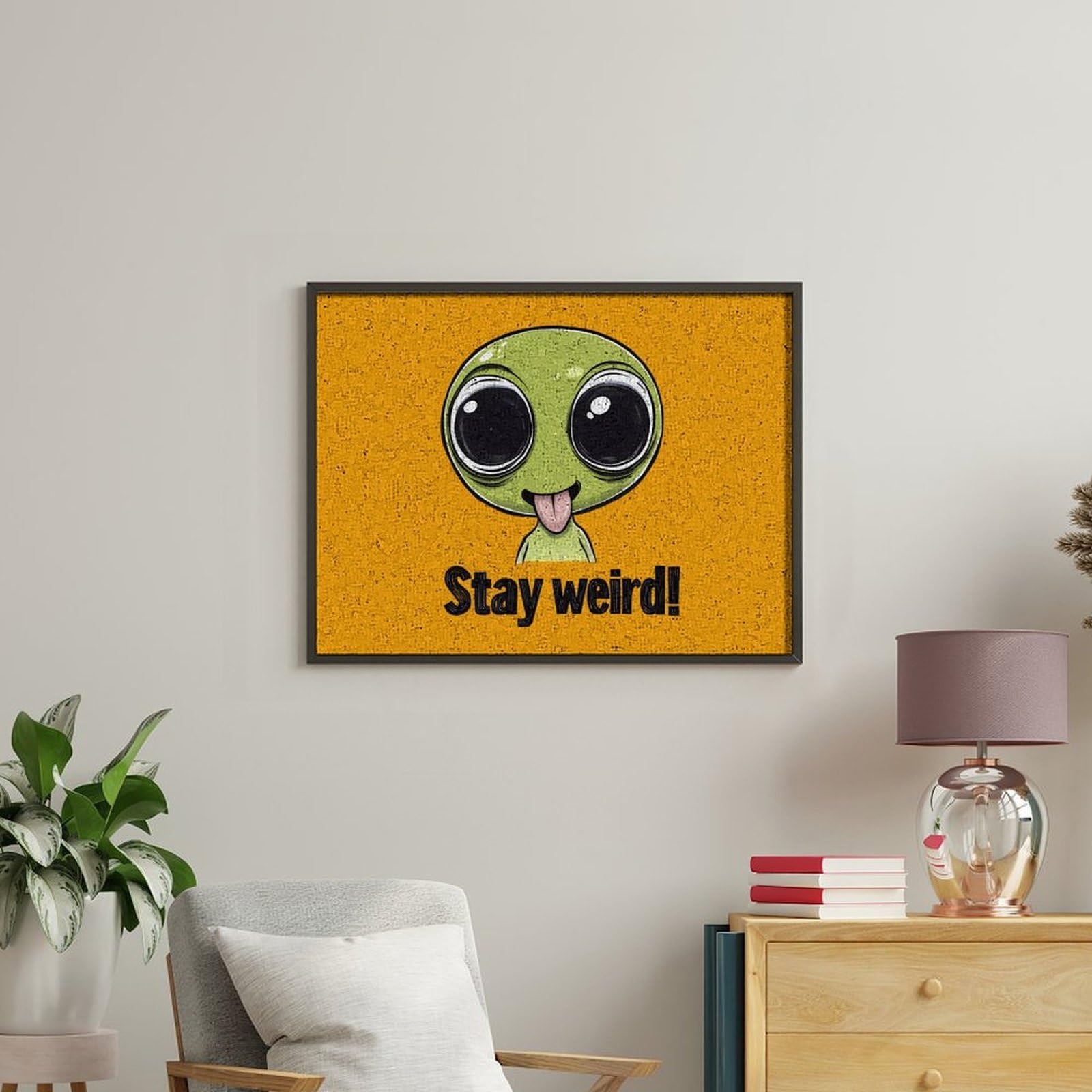 Lustiges Malen nach Zahlen für Erwachsene, Motiv: Aliens, digitales Ölgemälde, Heimdekoration, Geschenk, 50 x 65 cm