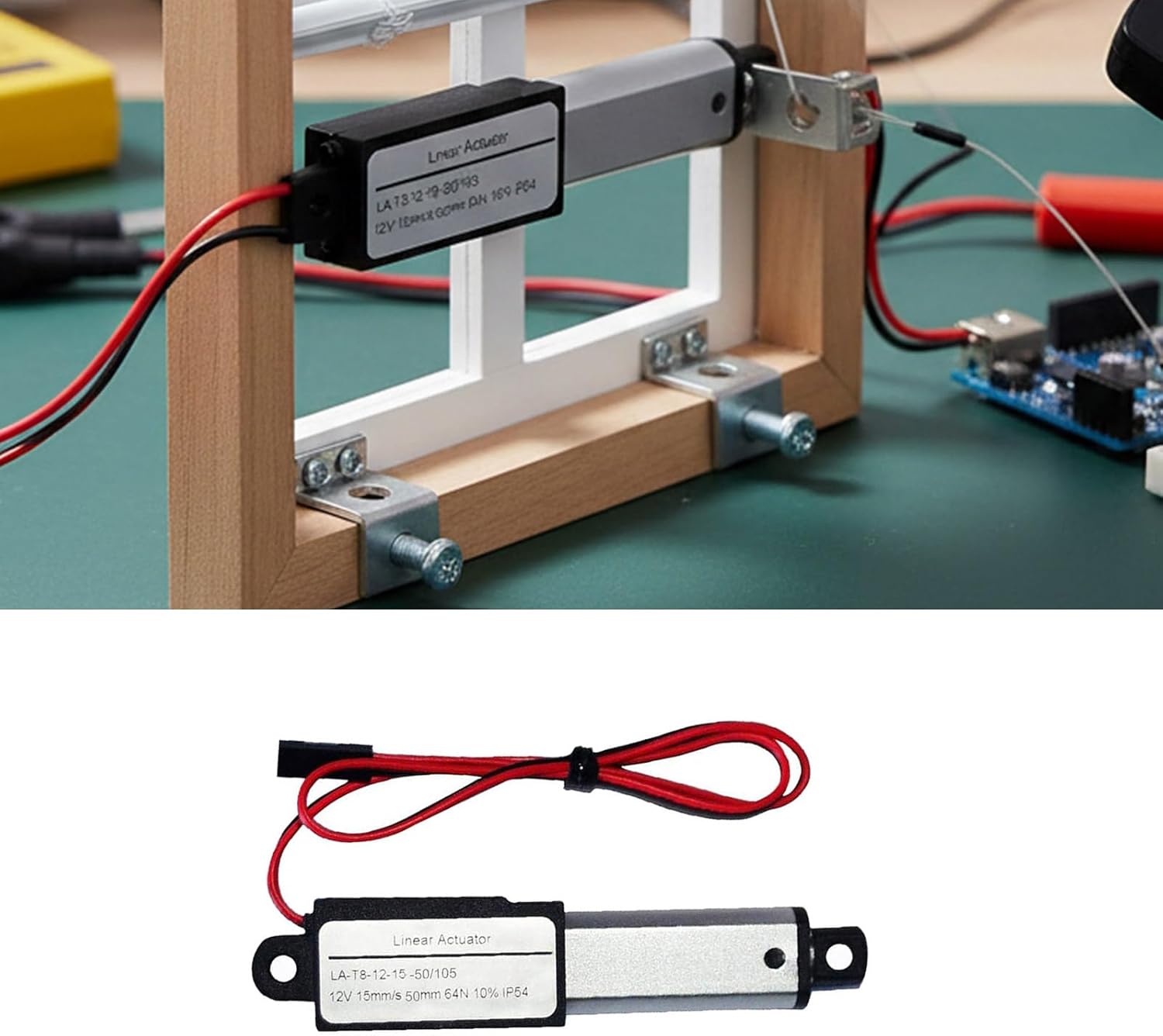 12V Electric Linearly Actuator Motor Controller 64N Thrusts Small Motion Telescopic Linearly Actuators Linear for Door Industrial Machinery