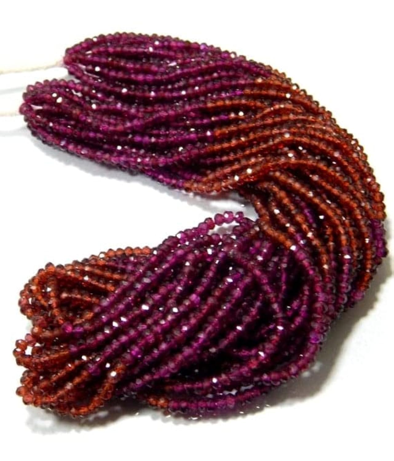 Perles rondelles en iolite naturelle LKBEADS de qualité supérieure pour bijoux