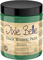 Vista 169 de Dixie Belle Paint Company - Pintura con acabado de tiza para muebles, color blanco lino (Drop Cloth), 8 fl oz, pintura mineral color blanco lino mate