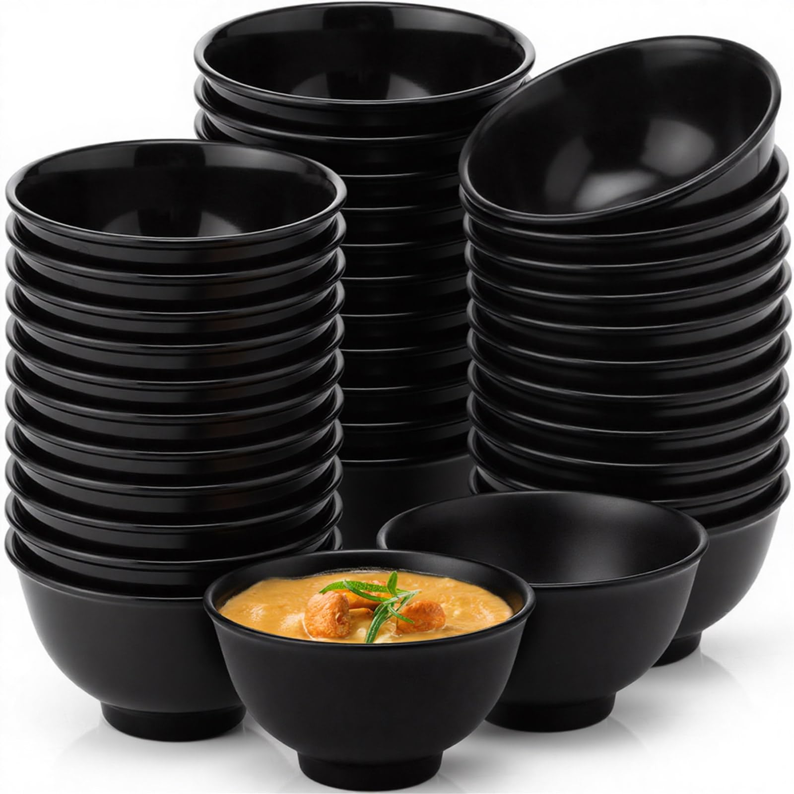 Amazon.com: Tioncy 36 Pcs Bowls Set Unbreakable Dessert Soup Salad