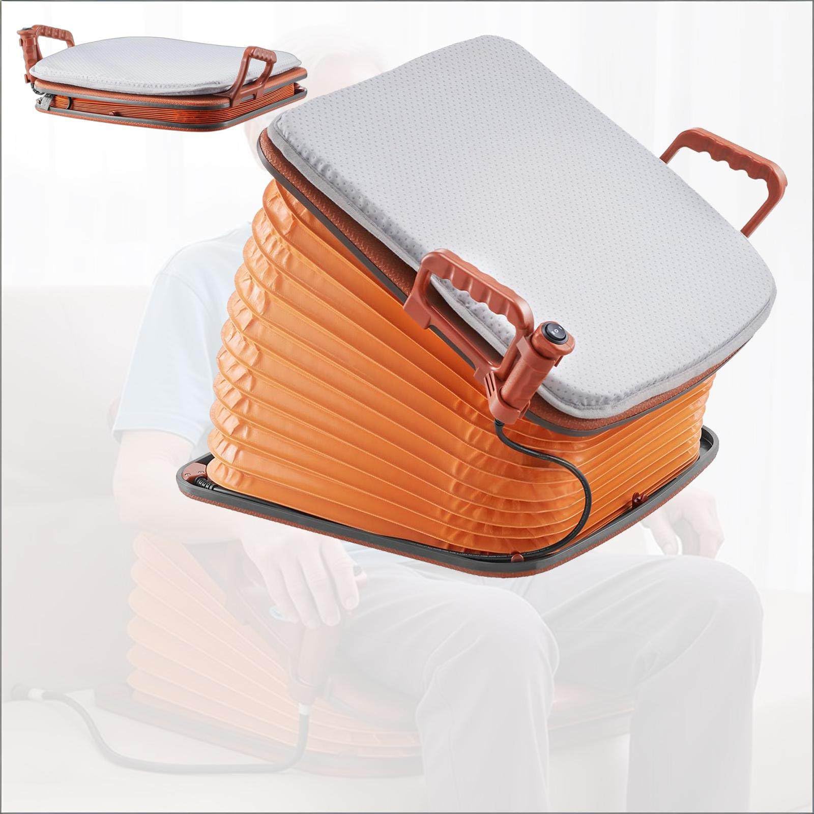 WANGYYDS Portable Pneumatic Seat Assist Lifting Cushion – for Seniors, pregnant women with 220lb Weight Capacity Lifting Angle Up to 35°, Lift with Button Control，Weighing only 7kg（15.4 lbs）