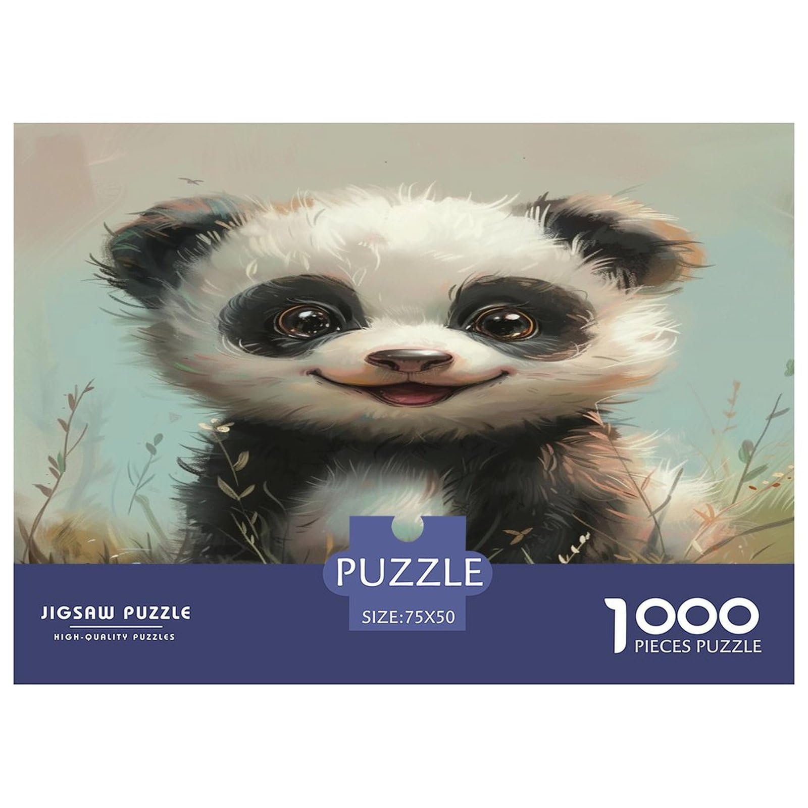 Panda Legpuzzel 1000 Stukjes – Uitdagend En Educatief Speelgoed Voor Volwassenen En Kinderen, Afmeting 70 X 50 Cm