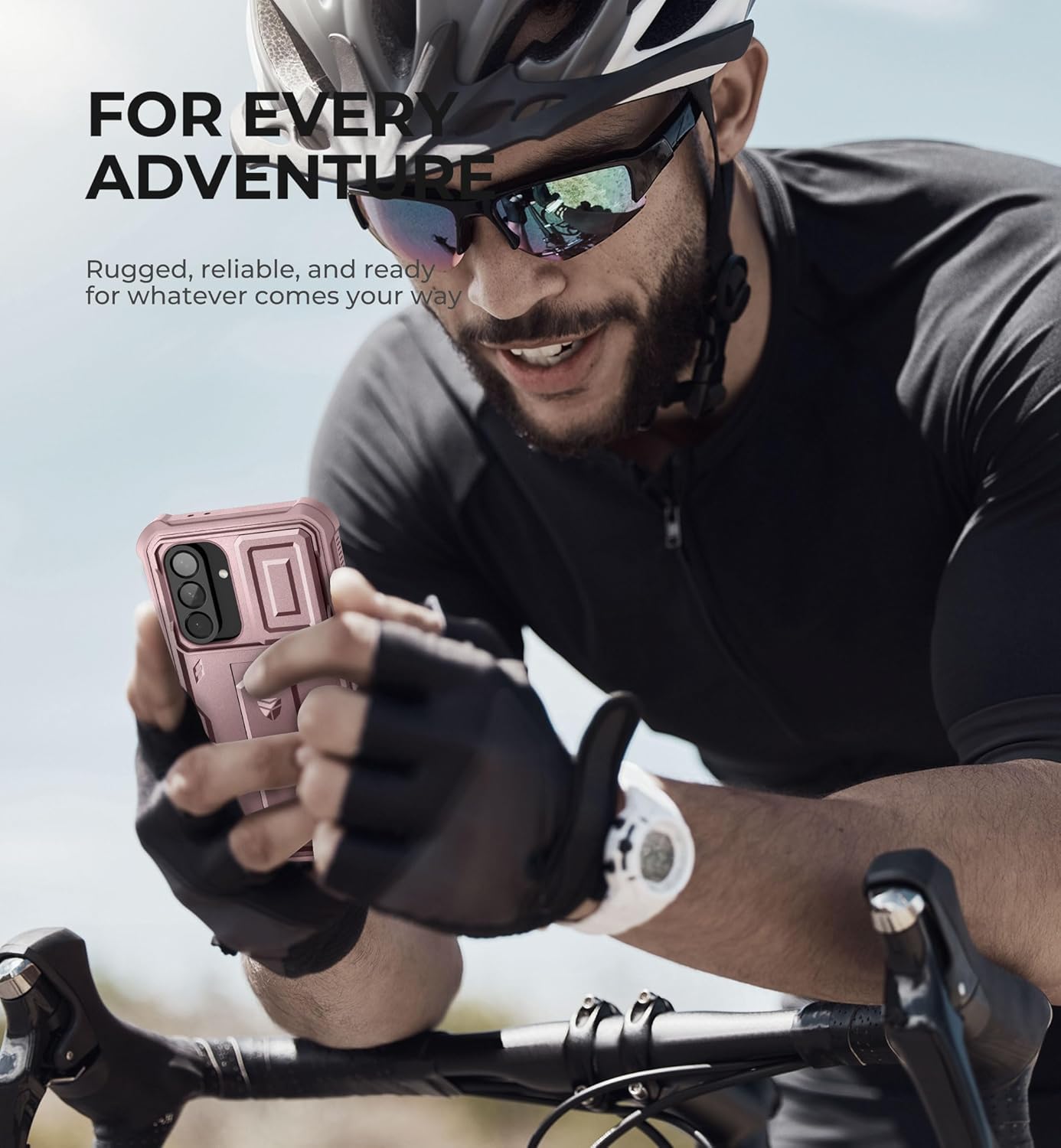 Dexnor for Samsung Galaxy A56-5G Case, [2 Front Frame] [Built-in Magnetic Slide Camera Cover & Kickstand] Heavy Duty Protection Shockproof Phone Case with Screen Protector, 6.7 inch Peony Pink