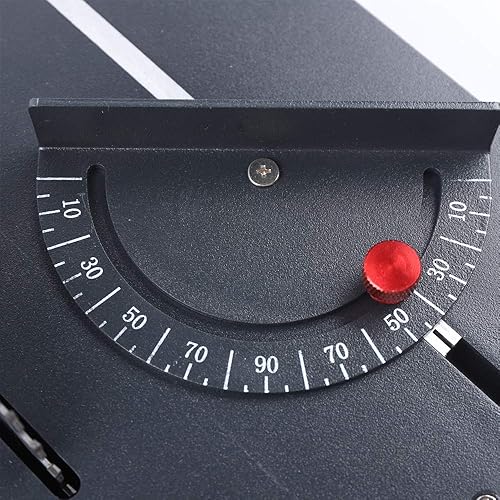 Miniatura 8 de Mini sierra de mesa de 100 W, 7200 rpm, multifunción, sierras de mesa de precisión, sierra de mesa deslizante, sierra de banco eléctrica portátil,