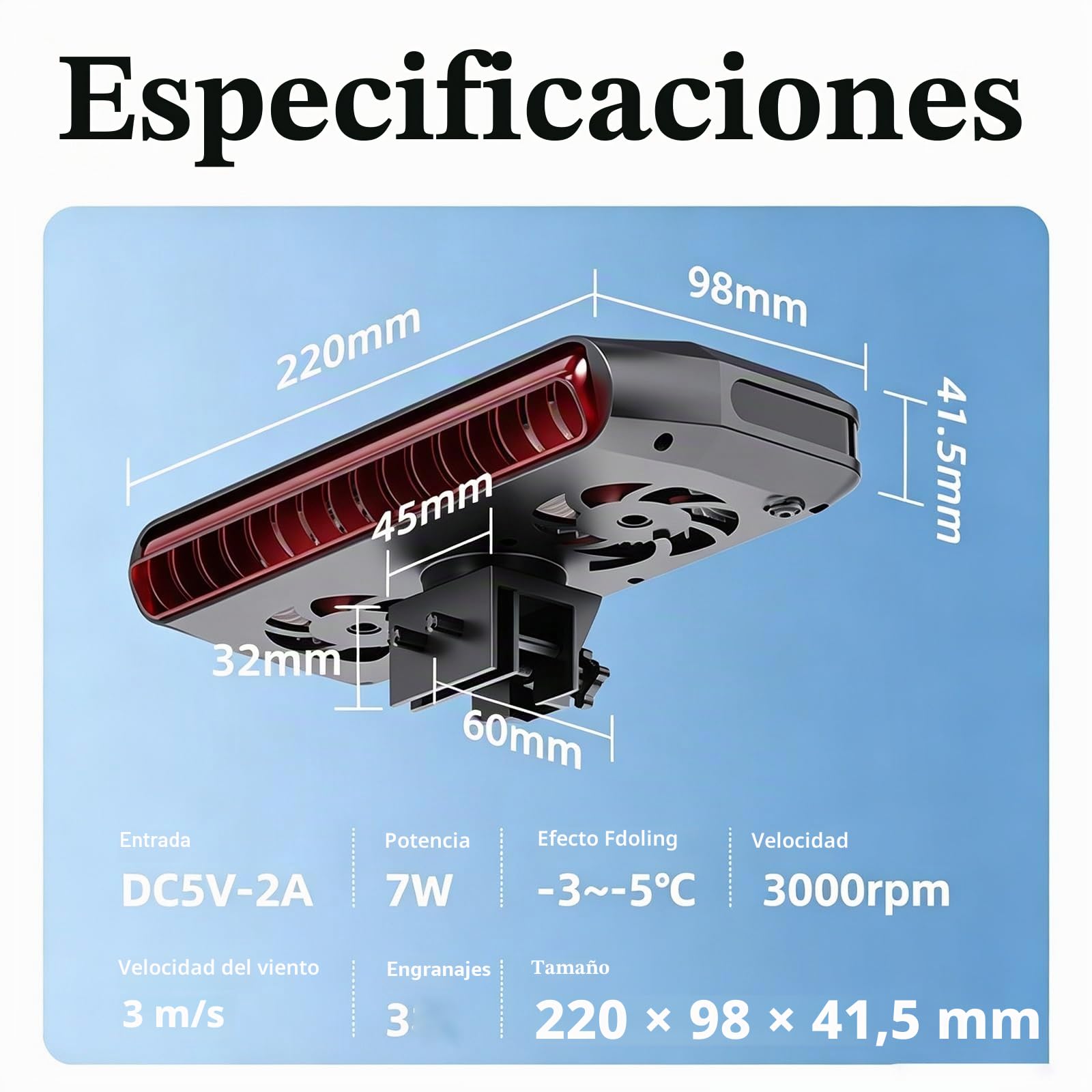 Ventilador De Refrigeración Para Acuario Con Termostato Inteligente, Enfriador De Agua Ajustable De 3 Velocidades Para Accesorios De Tanque Axolotl, Dispositivo Silencioso Para Pecera Korallrev