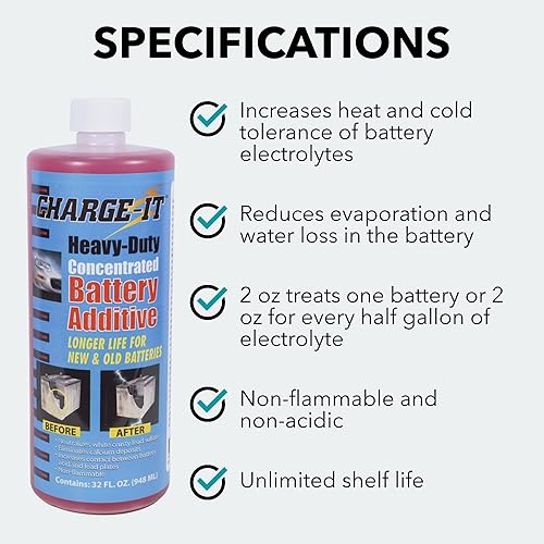 Miniatura 5 de Charge-It aditivo concentrado para batería, 32 onzas