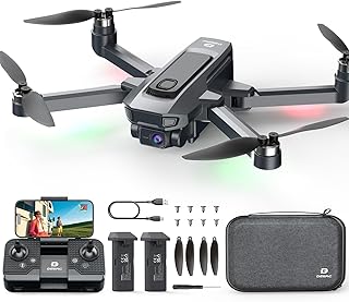 DEERC Drone with 1080P Camera for Adults with 5G Transmission, Foldable RC Quadcopter Small Drone Toys, Brushless Motor, A...
