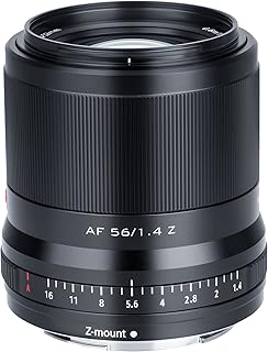 VILTROX 56mm F1.4 Z Mount APS-C Lens Auto Focus Large Aperture Lens with STM Motor Support Eye-AF Z Lens Compatible for Nikon Z-Mount Mirrorless Camera Zfc Model Z5 Z6 Z7 Z50 Z6Ⅱ Z7Ⅱ