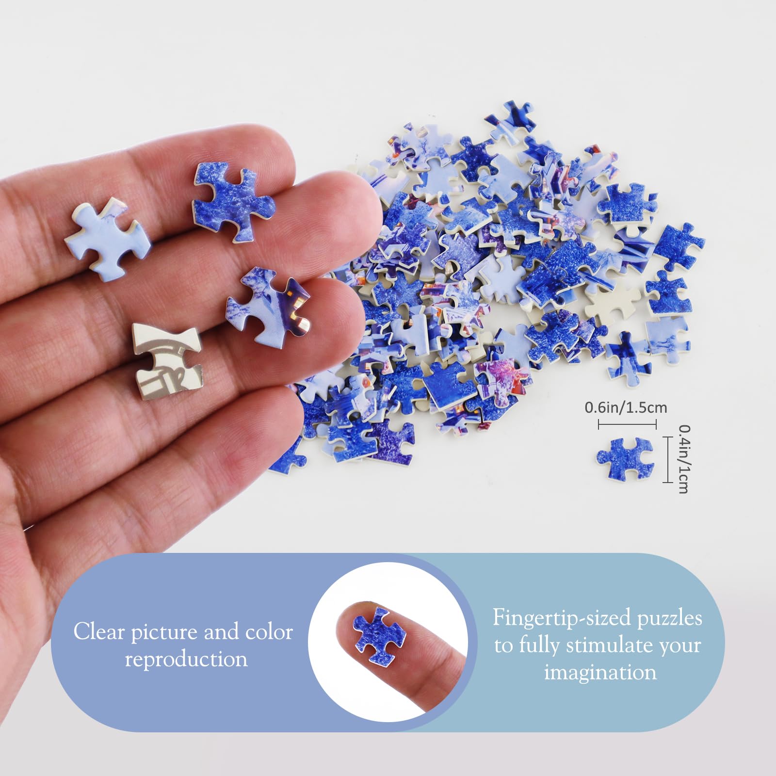 ジグソーパズル Mini LUK Amazon.com: Small Jigsaw Puzzles for Adults Mini Puzzles 150