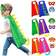 iROLEWIN Dinosaur Costume for Kids Dinosaur Capes Masks as Dress-Up Toys