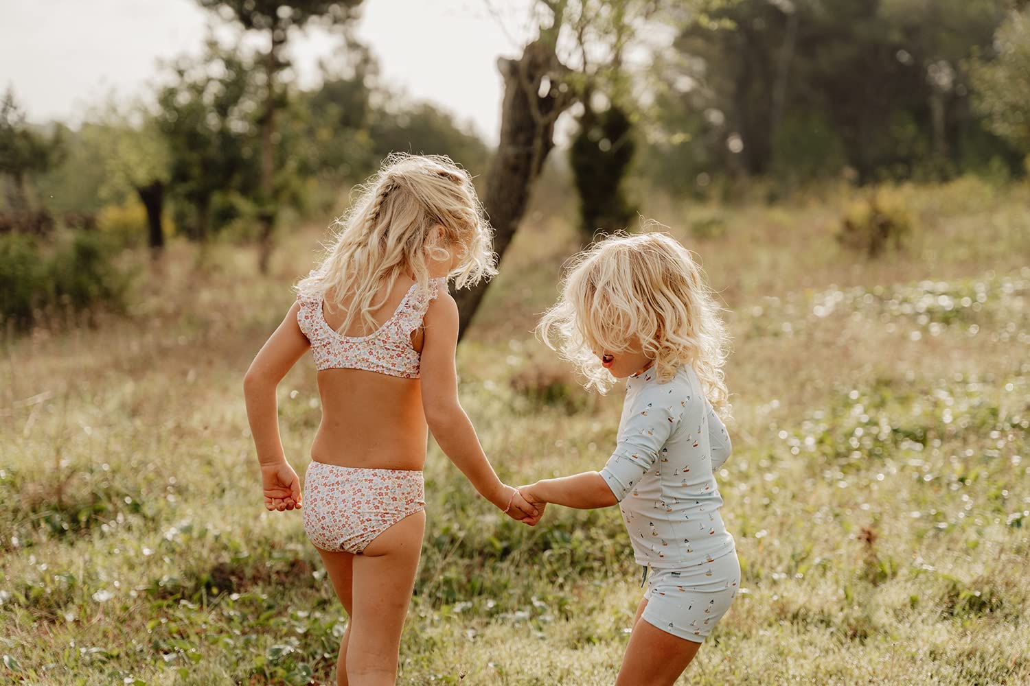 Little Dutch Bikini mit Rüschen Baby Mädchen (Gr. 62/68) - Summer Flowers