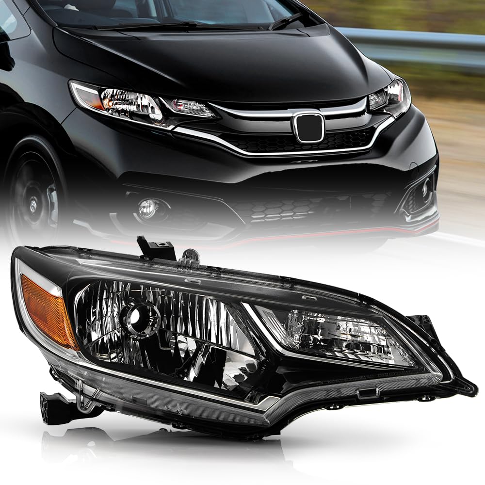 KEEKPO - For 2018 2019 2020 Honda Fit Factory Style Headlight Headlamp Assembly Replacement Right Passenger Side