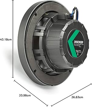 Amazon.co.jp: KICKER 6.5インチ ホワイトマリンスピーカー