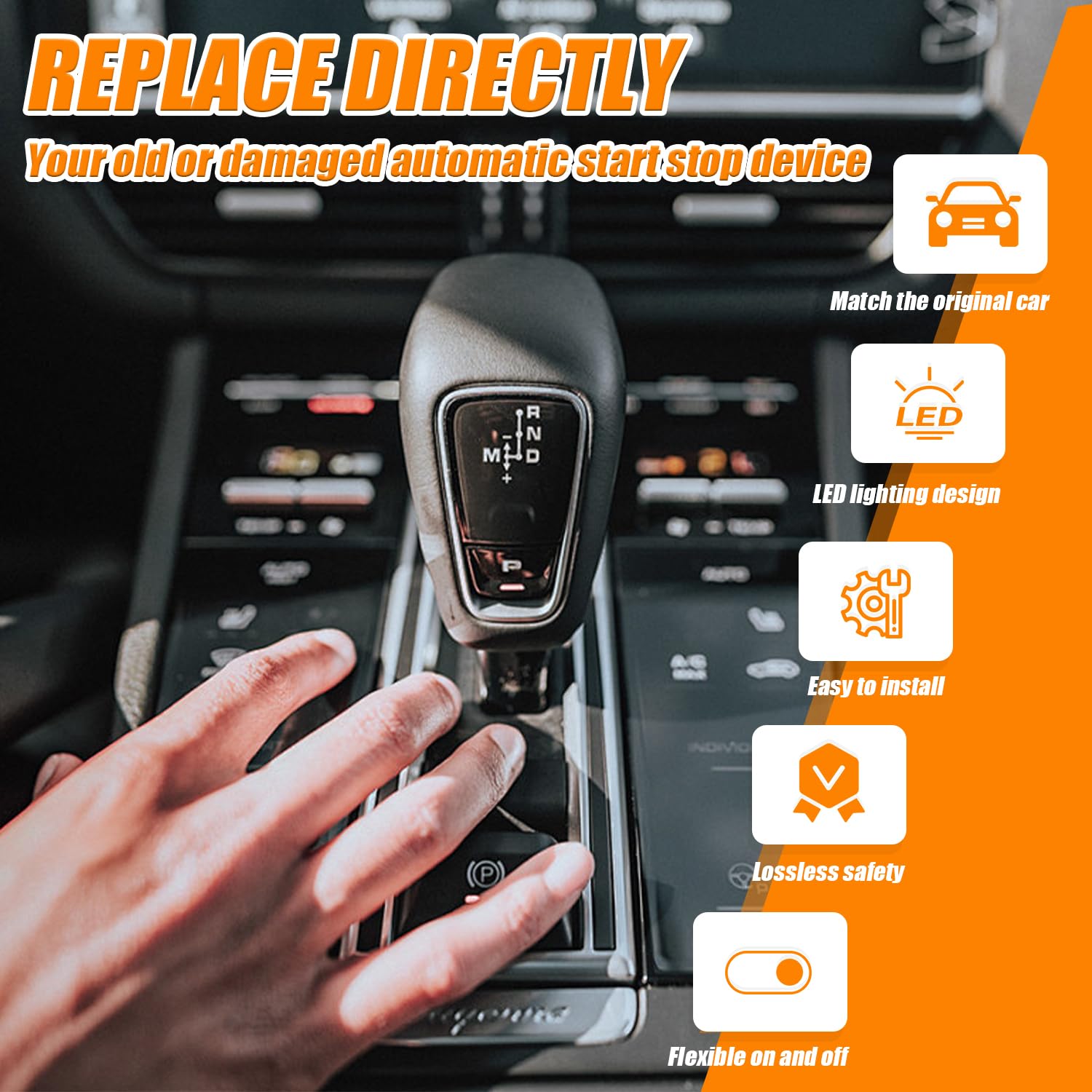 Start-Stop eliminatore, Auto Start Stop Eliminator Cavo di Controllo del Sistema del Motore Auto-off/Memory/Original Factory 3 Modelli, Plug And Play