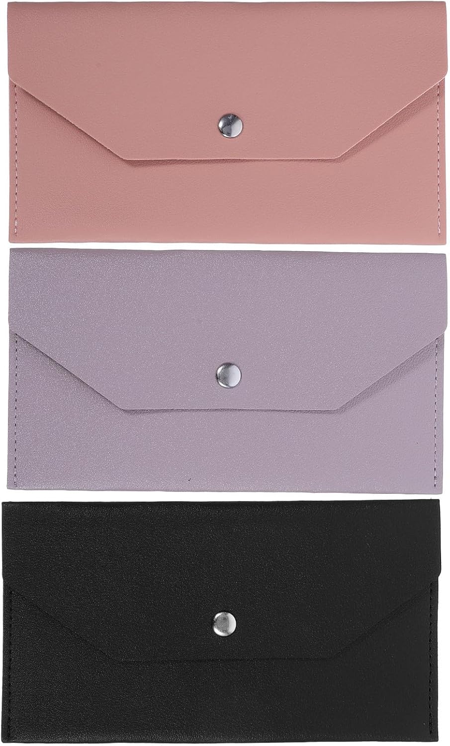 Operitacx 3pcs Women Cash Stuffing Wallet Envelope - Portable Envelope Budget Organizer for Small Cards - Cash Management Wallet for Expense Tracking and Purse Use