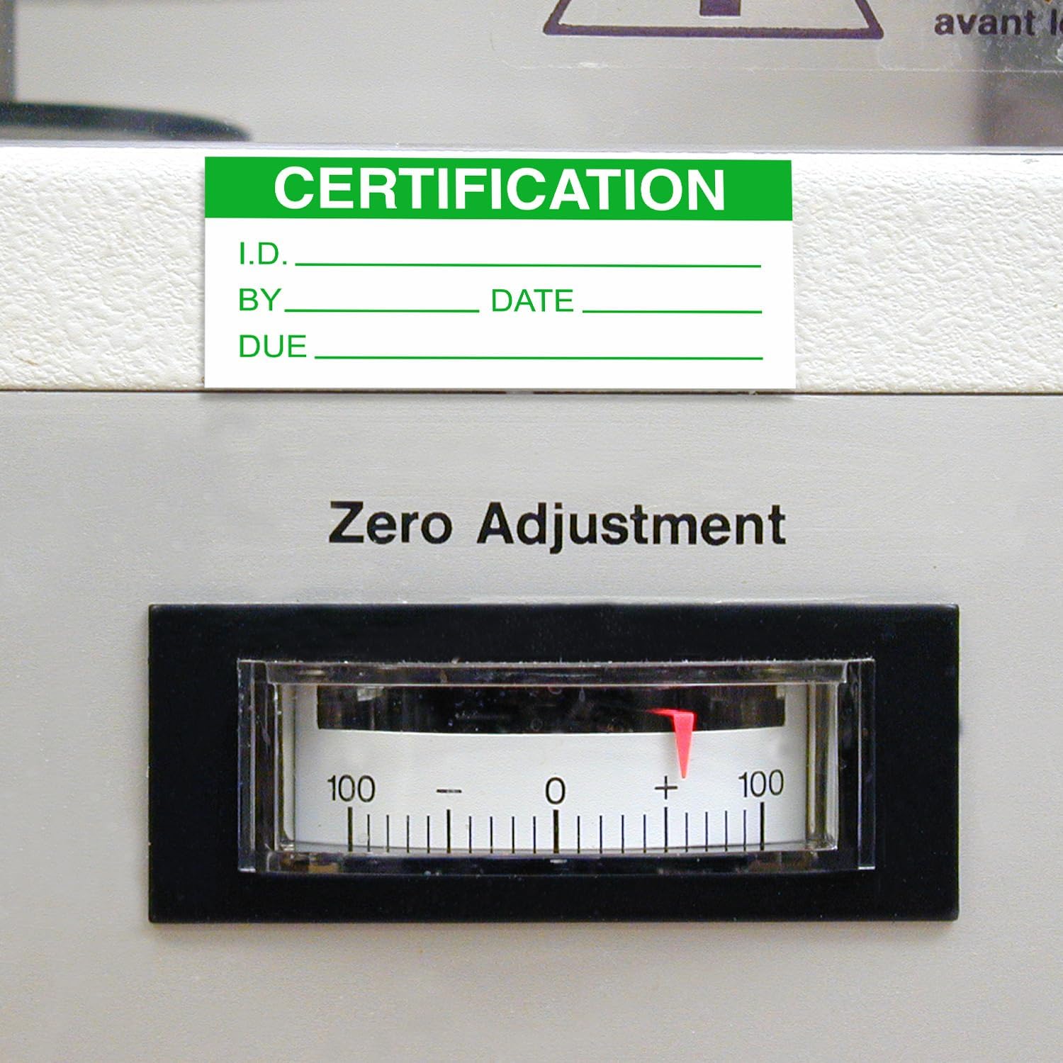 SmartSign Self Laminated Certification Stickers | 1.5" x 0.625" Polyester with Clear Flap Labels, Pack of 140, Made in USA