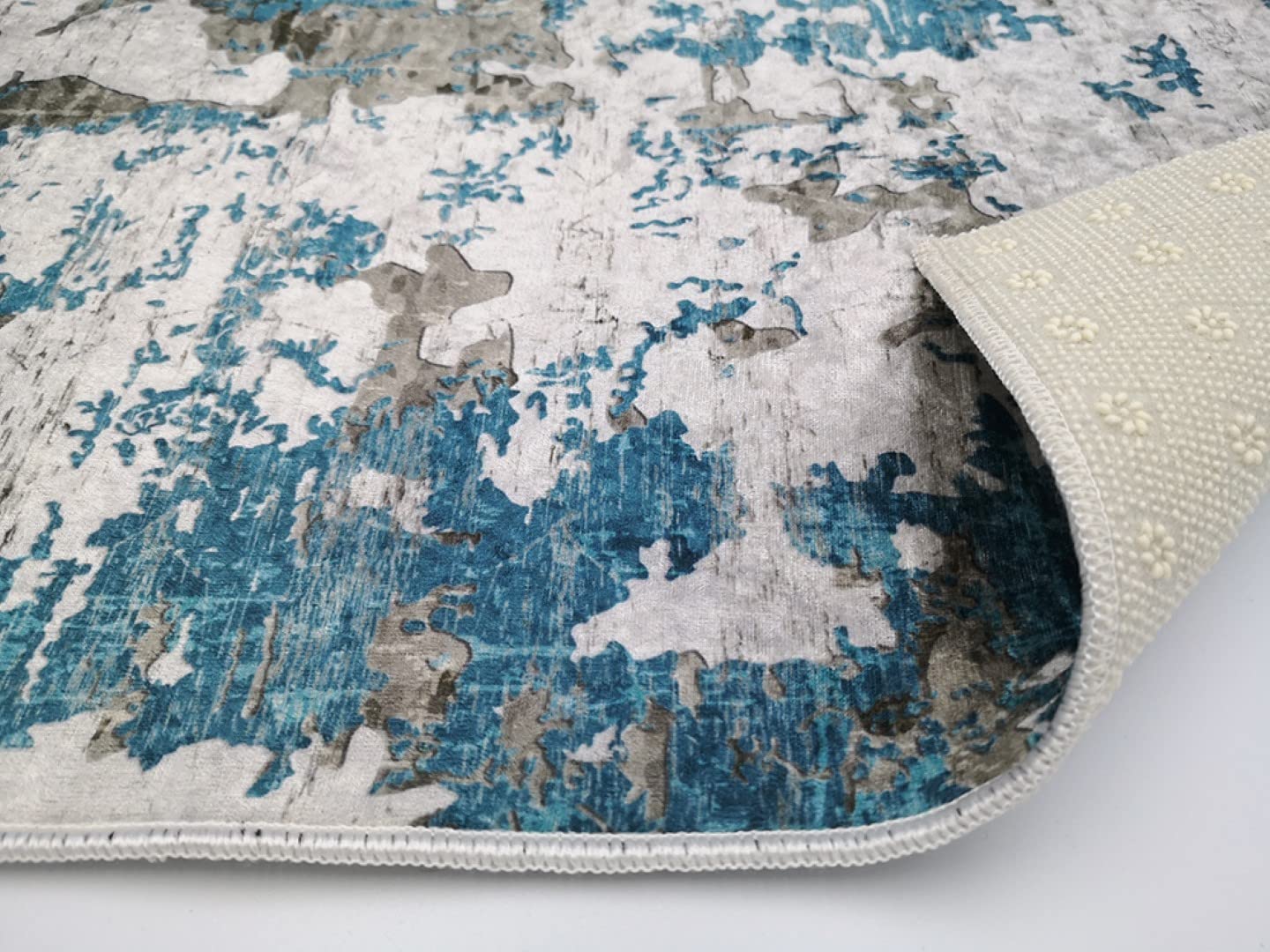 MANI TEXTILE TPS_BLU Tappeto, Poliestere, 120_x_180_cm