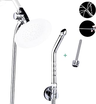 Shower Enema Kit with 100 Inches Hose, Water Control Valve, and Diverter, Colonic Douche System Cleaner for Men and Women