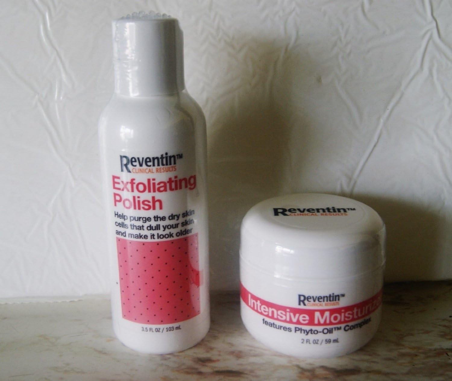 Reventin Exfoliating Polish and Intensive Moisturizer