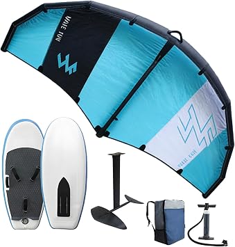 Inflatable Hydrofoil Board Foil Surfboard Inflatable Wing Foil Board Inflatable Surf Wing Foil Wing Kite Wind Wingfoil with Hydrofoil for Outdoor Water Sports