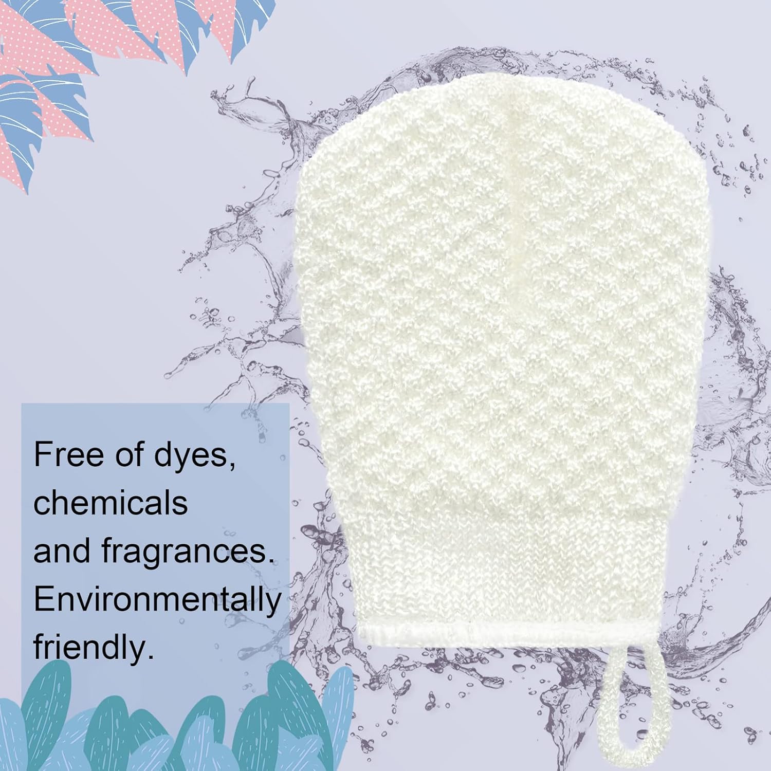 MIG4U 3 PCS Exfoliating Facial Scrubber Mitt, Face Cleanser Wash Mittens Exfoliator for Men & Women Dead Skin Cleaning Gloves - Image 2