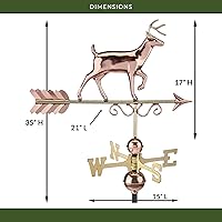 Vista 3 de Good Directions Veleta Proud Buck 1977P, cobre puro