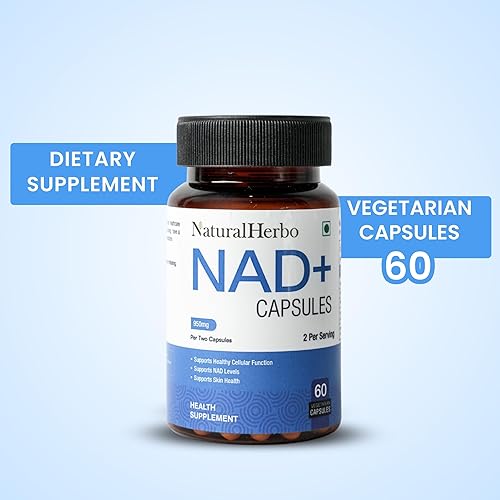 Miniatura 3 de NAD+ Cápsulas 950mg 60 cápsulas vegetales Energía celular y apoyo saludable al envejecimiento aumenta el metabolismo, la inmunidad y la función