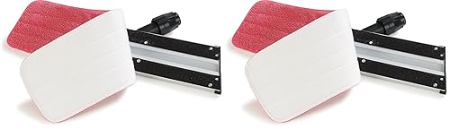 Carlisle FoodService Products 363351900 Cabeza plana de aluminio para trapeador solamente, 18 pulgadas de longitud (paquete de 2)