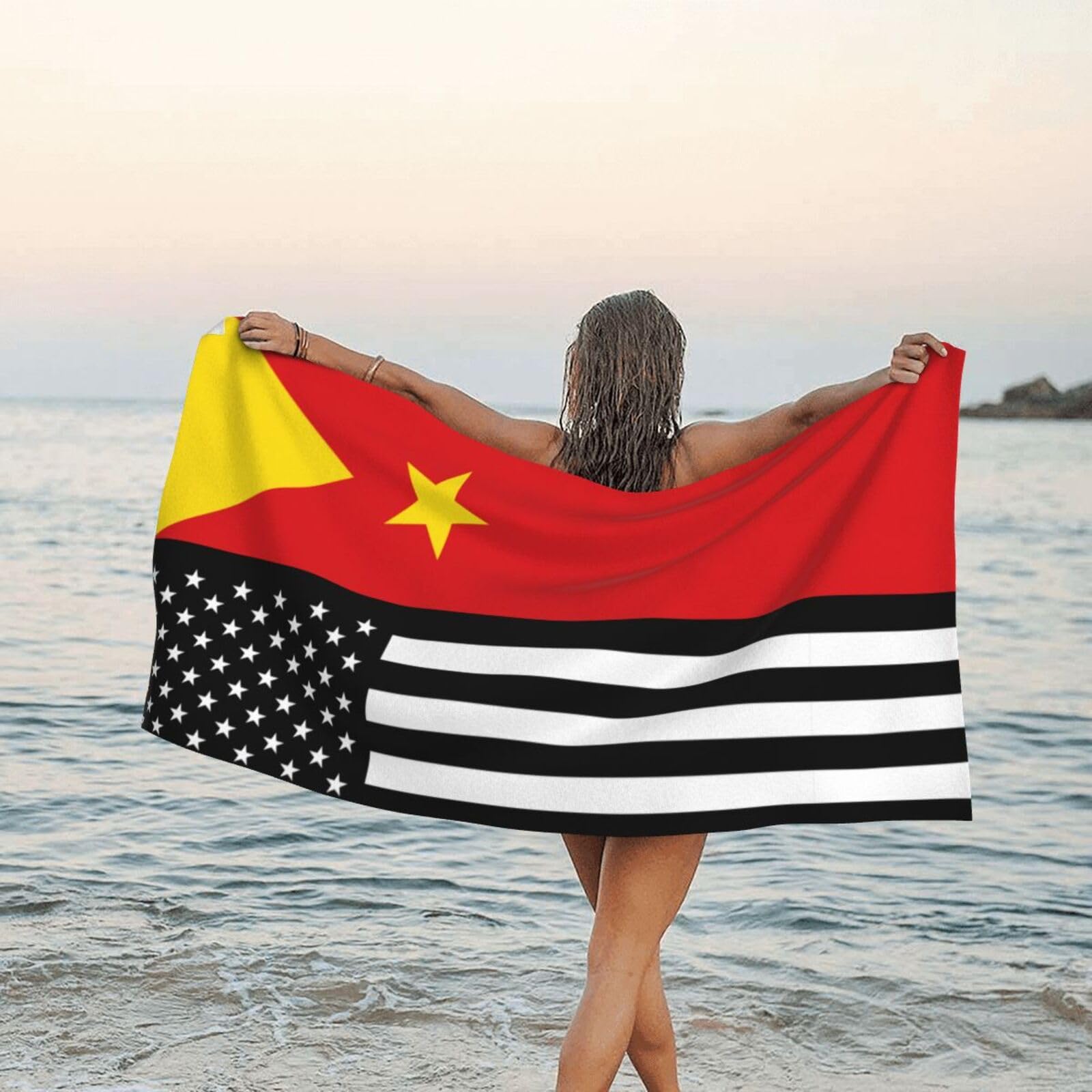 Serviette de sauna drapeau du Tigré pour vos séances de sport