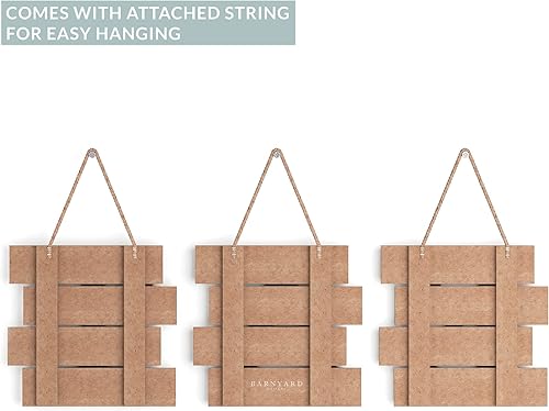 Miniatura 6 de Barnyard Designs Cartel de comer, decoración rústica de pared para cocina y hogar, decoración de granja primitiva, letrero colgante envejecido, 24 x