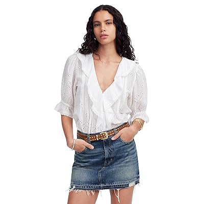 Madewell 5 Pocket Postage Stamp Denim Mini In Croswell Women