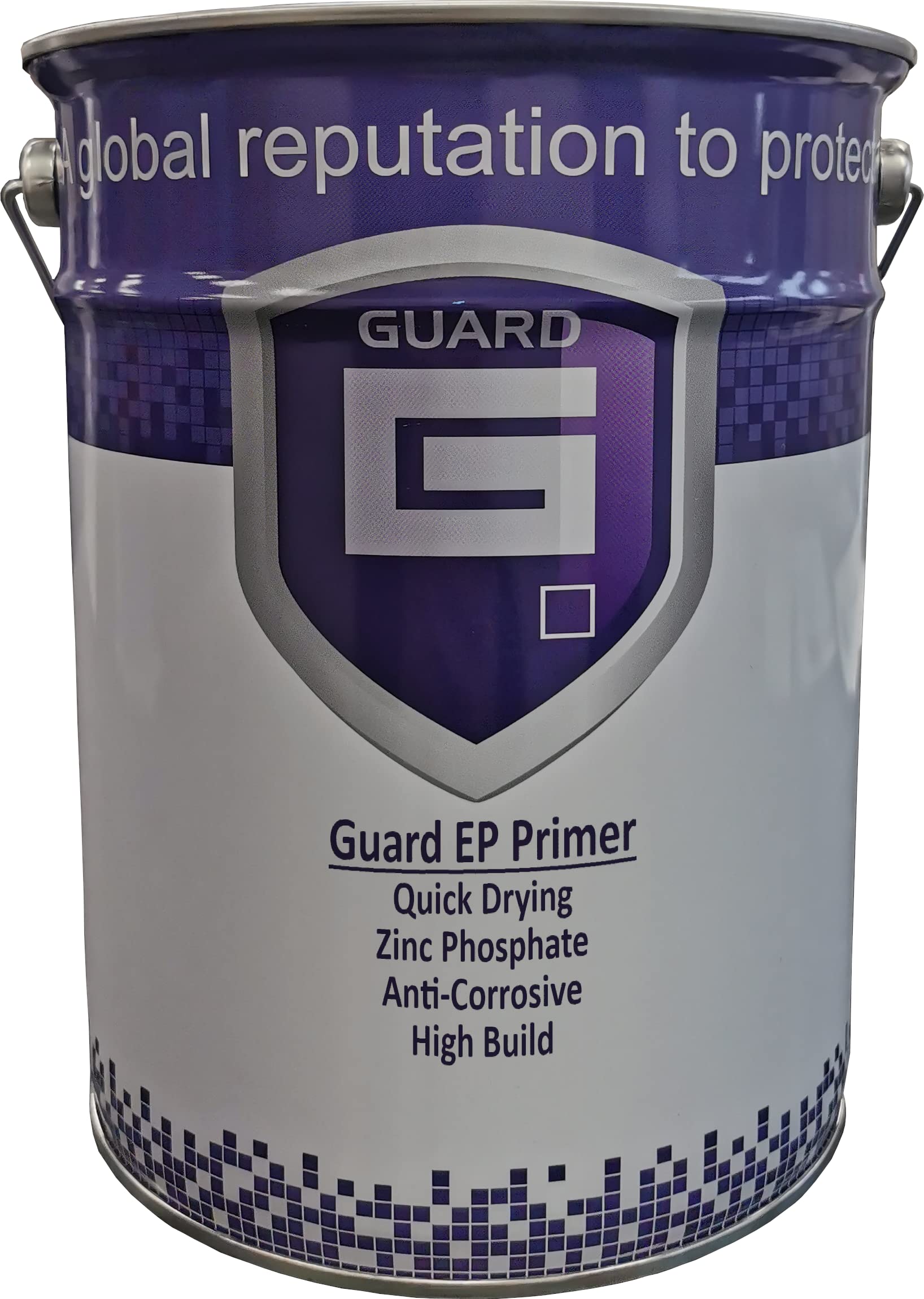 GuardEP - Anti Corrosion Quick Drying High Build Zinc Phosphate Metal Primer Paint Red Oxide & Grey Oxide 5 Litres & 20 Litres (10 Litres (2x 5L), Red Oxide)