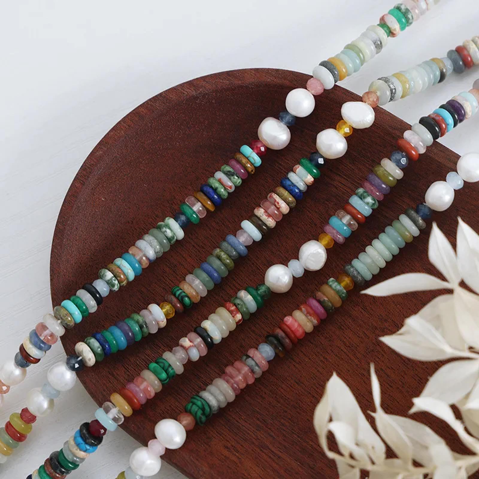 SiVaji Halskette Ketten Schmuck Herren Frauen Anhänger Necklacehalskette Für Frauen Perlenkette Böhmische Accessoires