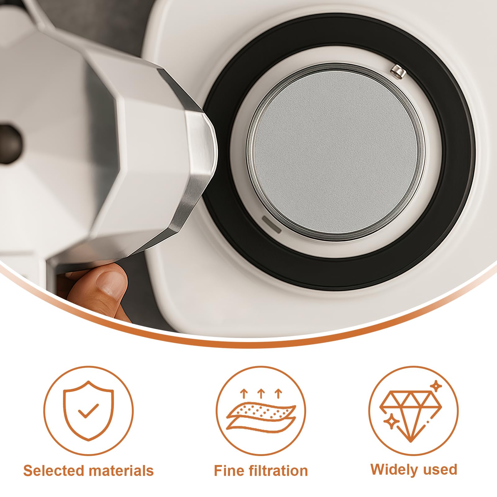 100 Stück Runde Kaffeefilter Aus Papier – Ø 60 Mm, Für Kalita, Bialetti & Andere Handfilter