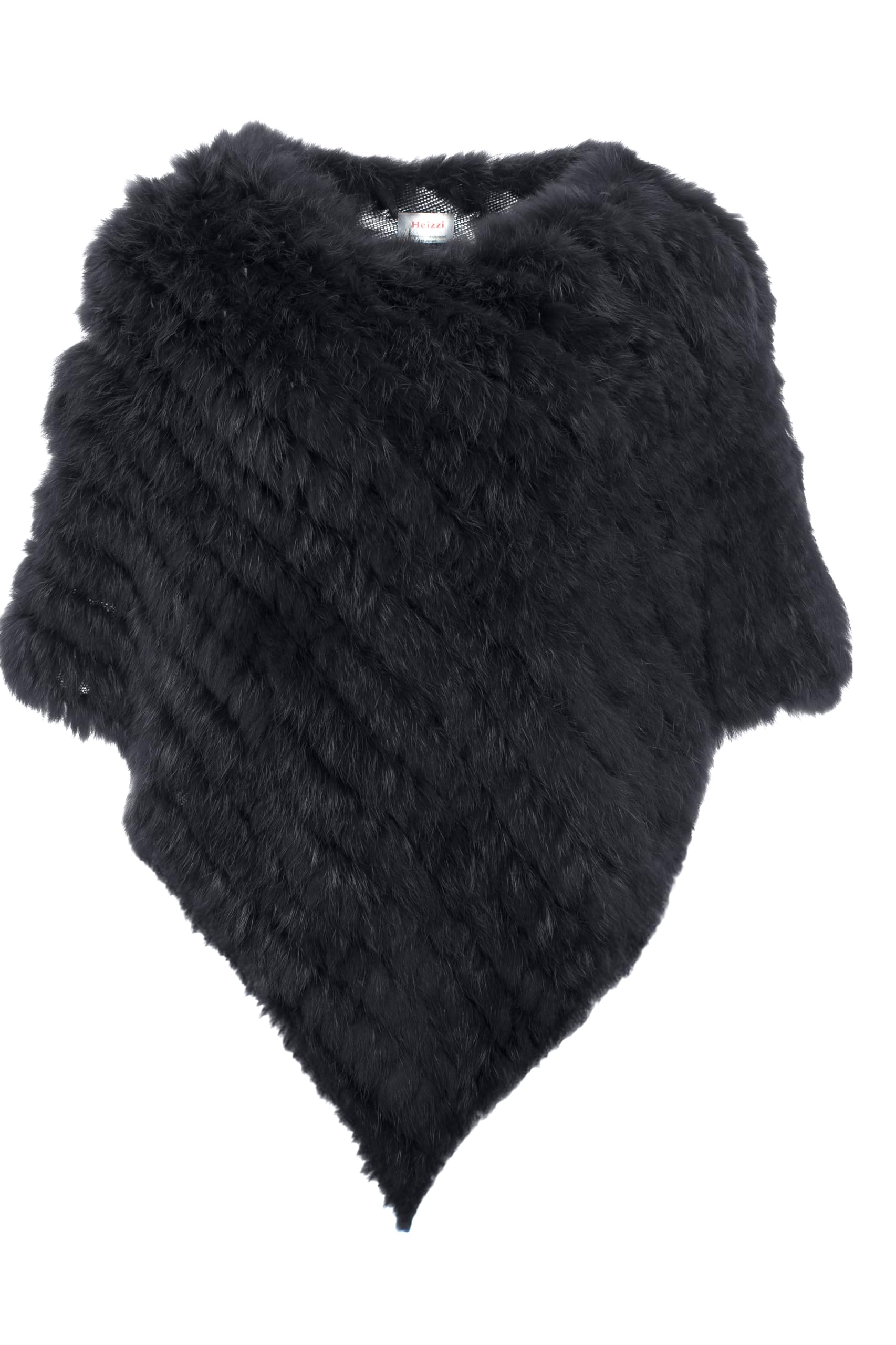 HEIZZI a Maglia Genuino Genuino Poncho Pullover